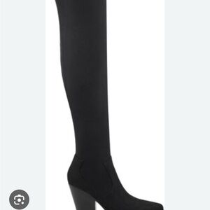 Black Marc Fisher Thigh High Boots